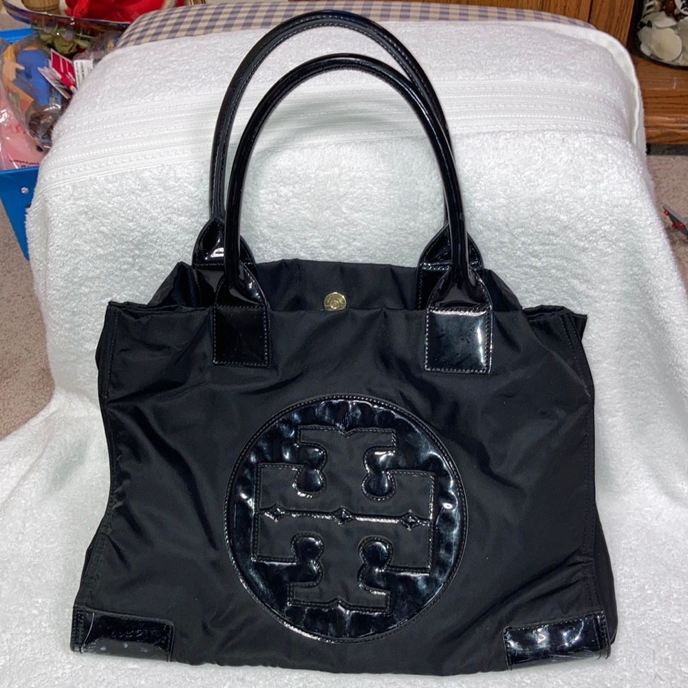 Tory Burch black Ella bag - Picture 1 of 9